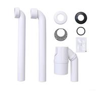 Kit Conexión WC para geberit para duofix Tubo PVC 90/45 Kit Conexión(45°)