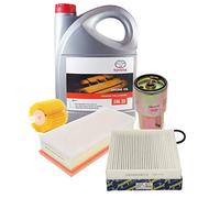 Kit Conjunto Filtros Revision Aceite motor Genuine Toyota 5W-30 PFE sintético 08880-83389 C2 5 Litros, (Filtros marca JAPANPARTS)