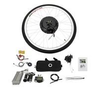 Kit Conversion a Bicicleta Electrica, 48V 1000W Rueda Trasera 28 Pulgadas Motor Electrico Bicicleta, Motores Velocidad del Motor 470rpm, Kit Bicicleta Electrica con 3 Sensores Hall Freno de Apagado