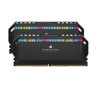 Corsair Dominator Platinum RGB DDR5 32 GB (2 x 16 GB) 6200MHz C36 Memoria per Desktop (Regulación de Voltaje integrada, Refrigeración DHX patentada, 12 Leds CAPELLIX RGB) Negro