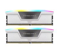 Kit Corsair Vengeance RGB Blanco 32GB (2x16GB) DDR5-6000 CL36 Memoria principal DIMM