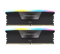 CORSAIR Vengeance RGB DDR5 RAM 32GB (2x16GB) 6000MHz CL38 Intel XMP iCUE Memoria de Ordenador Compatible - Negro (CMH32GX5M2B6000C38)