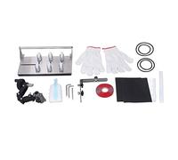 Kit cortador de vidrio, herramienta de corte para botellas de vidrio DIY en acero inoxidable con 6 ruedas de apoyo para botellas de vino, cerveza y licores, altura ajustable para