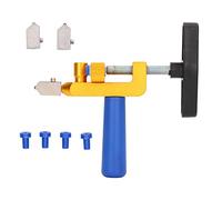 Kit cortador manual de azulejos de vidrio, abridor de azulejos multifuncional con cuchillas de aleación, herramienta manual de corte de cerámica profesional para azulejos