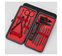 Kit cortaúñas Juego de tijeras y cortaúñas, alicates for piel muerta, alicates for cortar uñas, cuchillo de pedicura, herramienta de manicura Accesorios para herramientas ( Size : Upgraded 12 Classic