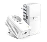 Kit CPL AV1000 Gigabit WiFi AC avec prise gigogne TP LINK TL WPA7617 Blanc