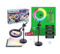 Kit Creación de Contenido Canal Toys Studio Video 2 en 1 con Aro LED Multicolor y Trípode