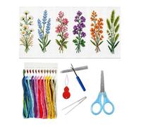 Kit creación marcapáginas 6 Accesorios Lectura Florales