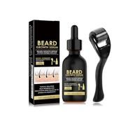 Kit Crecimiento de Barba,Estimula El Crecimiento De La Barba,Crece Barba Kit Rodillo,Estimula El Crecimiento Barbaes Y El Crecimientos,Regalo para Marido/Padre/Hombres