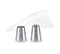 Kit croquetas grandchef, 10 bolsas, 2 boquillas. tescoma