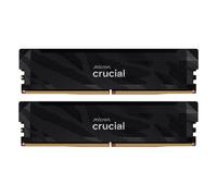 Kit Crucial Pro OC Black 32GB (2x16GB) DDR5-6400 CL32 Memoria UDIMM para juegos - Compatible con Intel XMP 3.0 y AMD EXPO