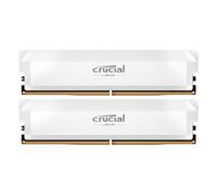 Memoria ram ddr5 32gb 2x16gb crucial pro - udimm - 6400 mhz - pc5 - 51200 - cl38 - blanco
