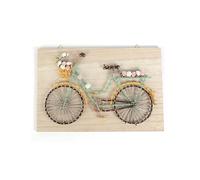 Kit cuadro de madera String Art 30 x 20 cm - Bicicleta