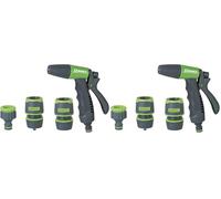 'Kit D "riego con pistola - Unión - Toma Grifo 1/2" -3/4 sobre cartón (Paquete de 2)