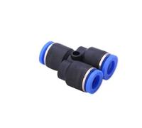 Kit de 1 pieza de racores de aire de liberación rápida for tubos de PU/nailon de 4-16 mm - Conectores rectos/en Y/de 3 vías(4mm Py)