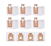 Kit de 10 bolsas de basura for aspiradora. Compatible con ECOVACS Deebot Ozmo T8, T9, N8, DX93, DDX96. Reemplaza la bolsa de tela no tejida por la aspiradora.