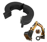 Kit de 10 calzas para pasadores de cucharón de excavadora de 80 mm, desmontables, aptos para minicargadoras y excavadoras, repuesto para Bobcat, CAT, Komatsu, Takeuchi, 337, 341,