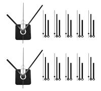 Kit de 10 Juegos de Manecillas para Relojes de Hombre, Mecanismo de Intercambio, Manecillas de Repuesto, Kit de Reparación de Relojes, Construcción de Reloj de Pared DIY, Reloj Artesanal