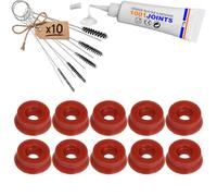 KIT DE 10 JUNTAS MANTENIMIENTO VÁLVULA DE Drenaje GRUPO RAMA MÁQUINA DE CAFÉ REEMPLAZO COMPATIBLE CON JURA AEG KRUPS NIVONA SIEMENS MELITTA IMPRESSA BOSCH ETC…