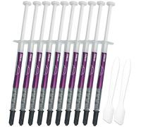 Kit de 10 Pasta Térmica (5.15 W/MK 1 G/Pcs), Alto Rendimiento para CPU, Compuesto de Pasta Térmica de Carbono, para PC/PS4/IC/Procesador/Enfriadores, Material de Interfaz Térmica