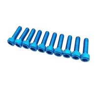 Kit de 10 piezas de motocross de carreras universales de 6 mm, accesorios de fijación for carenado de motocross, tuercas y pernos, tornillos for motocicleta(Red)