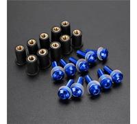 Kit De 10 Tornillos Pernos para Arandela Carrocería Parabrisas Motocicleta para Yamaha XJ6 FZ1 FZ6 FZ8 para Super para Tenere XT1200(Type B)