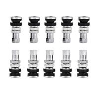 Kit de 100 válvulas de neumático de metal TR161, tapa antipolvo para ATV, coche, kart, barco, remolque, motocicleta