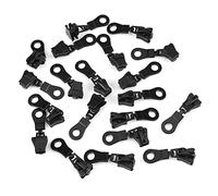 Kit de 12 Tiradores de Cremallera, Reemplazo de Cremallera Deslizadores de Cremallera de Aleación de Metal Kit Reparacion Cremalleras para ropa bolsos maletas y más #5 negro