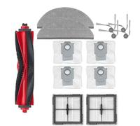 Kit de 13 accesorios compatibles con robot aspirador Roborock Q10V/Q10 PF/ Q10 V+/ Q10 P+/ Q10 VF/ VF+/ P/PF+, incluye 1 cepillo principal, 2 trapeadores, 2 filtros Hepa, 4 cepillos laterales y 4