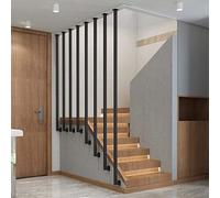 Kit de 135 cm para escaleras de interior/exterior, soporte de transición para balaustres, postes de valla y barandillas, duradero, fácil instalación, la seguridad es lo primero