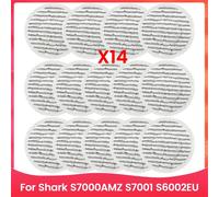 Kit de 14 paños de fregona para Shark S7000AMZ S7001 S6002EU T2, accesorios de repuesto para aspiradoras de vapor eléctricas.