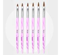 Kit de 14 pinceles acrílicos para uñas de gel UV para diseño artístico, pintura, dibujo con herramienta multifuncional, salones y bricolaje