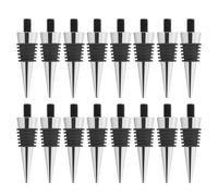 Kit de 16 piezas de corcho de metal para vino, insertos reutilizables, herrajes para barra de boda, torneado DIY