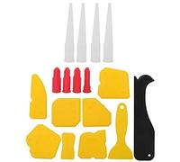 Kit de 17 Herramientas de Calafateo para un Sellado Perfecto | Juego de Rascador y Acabador de Sellador para Proyectos de Bricolaje en Cocina y Baño