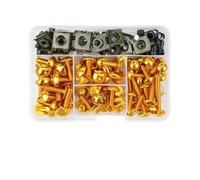 Kit De 177 Tornillos para M5 Y M6 para Carenado para Ducati para Scrambler 800 para Monster 696 937 821 Motocicleta(Gold)