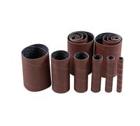 Kit de 18 fundas de cinta abrasiva para lijadora de husillo de 120 g