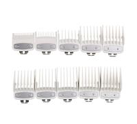 Kit De 2/8/10 Peines Guía De Corte For Cortadora De Cabello, Con Límite De 1,5-25 Mm, Compatible Con WAHL Y Cabezal De Corte De 46 X 38 Mm.(White 10pcs)