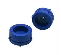 Kit de 2 abridores para adaptador de cubo, base de plástico, abrazadera para grabadora de cinta de carrete a carrete de 1/4 de pulgada, color azul