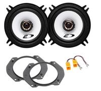 Kit de 2 altavoces Alpine SXE-1325 de 13 cm para Alfa Romeo GTV, Spider (ver modelos) + 2 soportes delanteros + 2 conectores