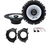 Kit de 2 altavoces Alpine SXE1725S de 16,5 para Renault Clio IV de 2013 a 2021 + 2 soportes delanteros + 2 conectores