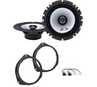 Kit de 2 altavoces Alpine SXE1725S para Fiat 500 X + 2 soportes delanteros + 2 conectores