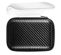 Kit de 2 clips de espejo de cámara de teléfono para vloggers y creadores de contenido, accesorios universales ajustables para fotos de smartphone con marco blanco y limpieza aleatoria de color