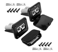 Kit de 2 conectores de carga de batería de 50 A y 600 V for coche, cable de alimentación for carretilla elevadora.(2pcs black)