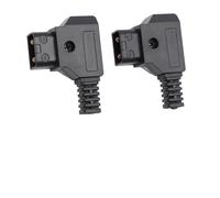 Kit de 2 conectores macho D-Tap compatibles con baterías V-Mount V-Lock para cámaras DSLR y monitores de cámara.