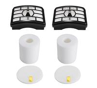 Kit de 2 filtros HEPA + 2 filtros de espuma para Shark Rotator Pro Lift-Away NV500 NV501 NV505 NV552 Filtro HEPA y kit de filtro de espuma, parte # XFH500 y XFF500