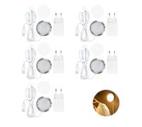 Kit de 2 lámparas LED 001 con cargador USB UL 5V1A para impresoras 3D Bambu Lab H2D/X1/P1P/A1 mini y Anycubic Makeronline, luz cálida 3000K, ideal para bricolaje y modelos de hardware (4)