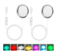 Kit de 2 lámparas LED para impresora 3D, accesorios de impresora 3D para bambú lab A1/A1mini/P1S/P1P/X1C RGB luz Baoblaze LED Kit de iluminación creativa DIY