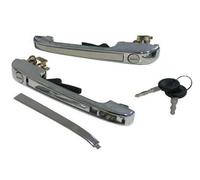 Kit de 2 manijas cromadas delanteras para Golf 1 & 2 08/80->
