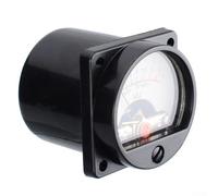 Kit de 2 paneles de medidor VU analógico con comprobador de nivel retroiluminado de 500µA y placa de controlador VU-01 para audio, compatible con medidores de 100-500µA, CA