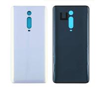 Kit de 2 piezas, 1 tapa de batería + 1 adhesivo de doble cara compatible con Xiaomi Mi9T / Mi 9T PRO / K20 / K20 PRO M1903F10G de cristal posterior posterior + adhesivo (blanco)